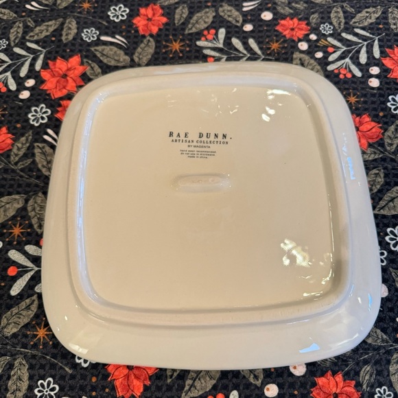 Rae Dunn Two Piece Dinner Plate Set, Tis The Season and Peace On Earth - Picture 7 of 8